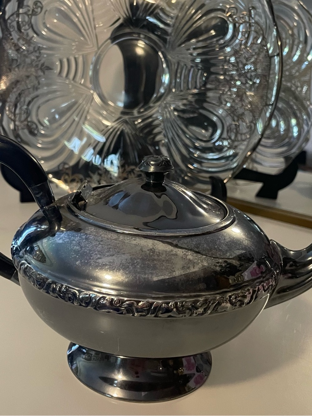 Polished Silver Tea Pot